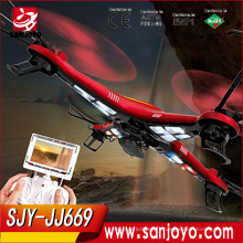 Meilleur de supprimer le contrôle Drone avec 2MP caméra 3D LED lumière UAV aéronef RC avion jouet SJY-JJRC-JJ669